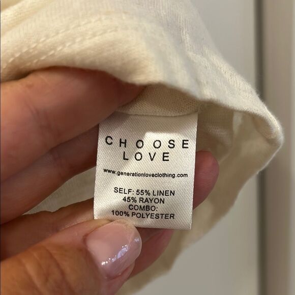 Generation Love Cream Puff Sleeve Blouse, Size Medium - Picture 5 of 10